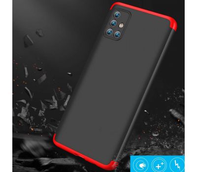 Чохол GKK LikGus для Samsung Galaxy A51 (A515) 360 чорно-червоний 2651910