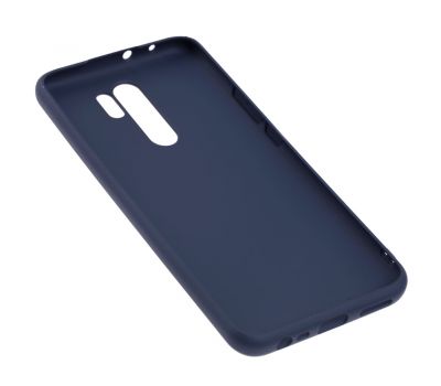 Чохол для Xiaomi Redmi 9 Leather cover синій 2651059