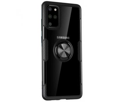 Чохол для Samsung Galaxy S20+ (G985) Deen CrystalRing з кільцем чорний