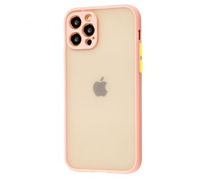 Чохол для iPhone 12 Pro LikGus Totu camera protect рожевий