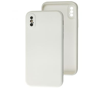 Чохол для iPhone X / Xs Matte silicone білий