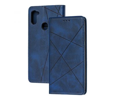 Чохол книжка Business Leather для Samsung Galaxy A11 / M11 синій