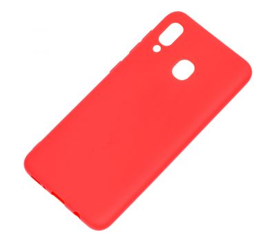 Чохол для Samsung Galaxy A20/A30 Soft matt червоний 2652022