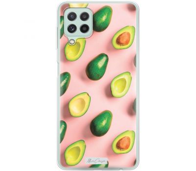 Чохол для Samsung Galaxy A22 (A225) / M32 (M325) Mixcase авокадо на рожевому