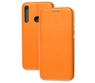 Чохол книжка Premium для Huawei Y6p помаранчевий