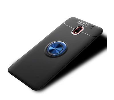 Чохол для Xiaomi Redmi 8A Deen ColorRing із кільцем чорний/синій 2654351