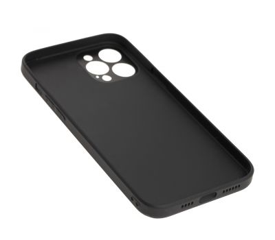 Чохол для iPhone 12 Pro Max glass LV чорний 2655189