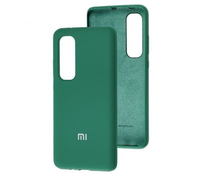 Чохол для Xiaomi Mi Note 10 Lite Silicone Full зелений / dark green