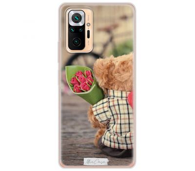 Чохол для Xiaomi Redmi Note 10 Pro Mixcase для закоханих ведмедика з колір
