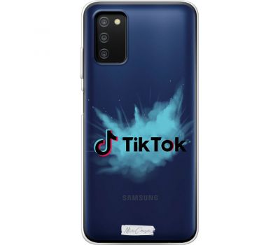 Чохол для Samsung Galaxy A03s (A307) MixCase TikTok лого