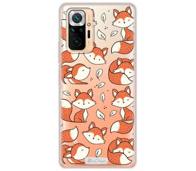 Чохол для Xiaomi Redmi Note 10 Pro MixCase тварини лисиць
