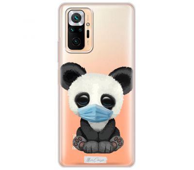 Чохол для Xiaomi Redmi Note 10 Pro MixCase тваринні панда в масці