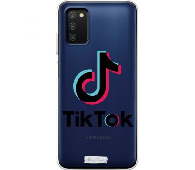 Чохол для Samsung Galaxy A03s (A307) MixCase TikTok велике лого