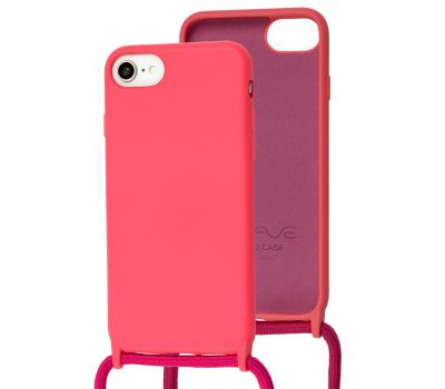 Чохол для iPhone 7 / 8 / SE 20 Lanyard без logo bright pink