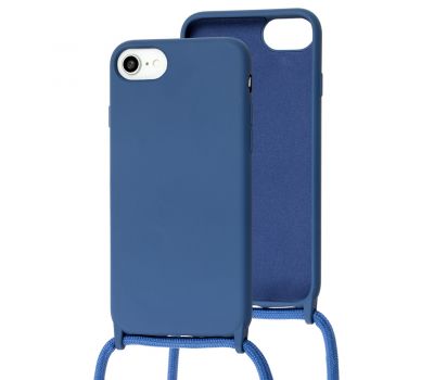 Чохол для iPhone 7 / 8 / SE 20 Lanyard with logo blue cobalt