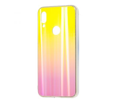 Чохол для Xiaomi Redmi 7 Aurora glass жовтий