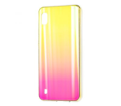 Чохол для Samsung Galaxy A10 (A105) Aurora glass жовтий