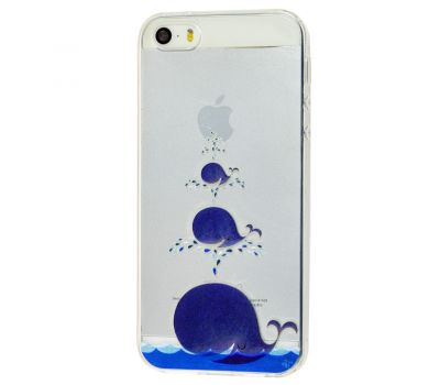 Чохол для iPhone 5 сині кити