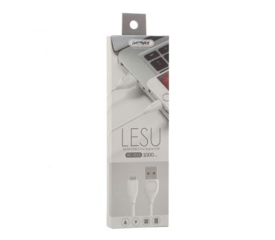 Кабель USB Remax RC-050i Lesu lighting белый 2662059
