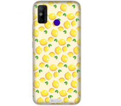 Чохол для Tecno Spark 6 Go MixCase лимони фрукти