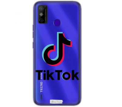 Чохол для Tecno Spark 6 Go TikTok велике лого