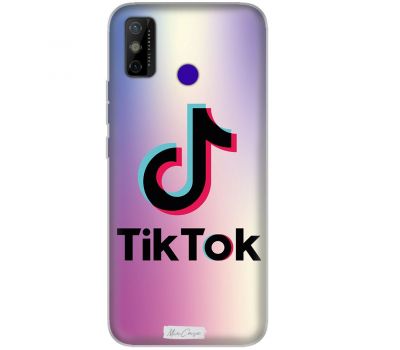 Чохол для Tecno Spark 6 Go TikTok логотип