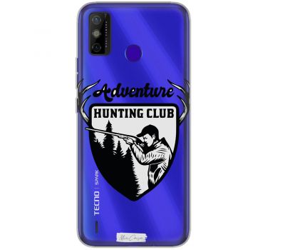 Чохол для Tecno Spark 6 Go MixCase полювання hunting club