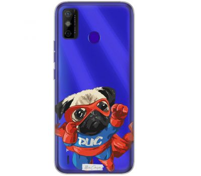 Чохол для Tecno Spark 6 Go MixCase собачки корги з кісточкою