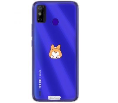 Чохол для Tecno Spark 6 Go MixCase собачки корги