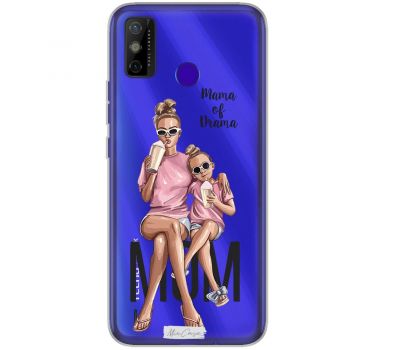 Чохол для Tecno Spark 6 Go MixCase дівчина mama of drama