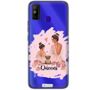 Чохол для Tecno Spark 6 Go MixCase дівчина queens