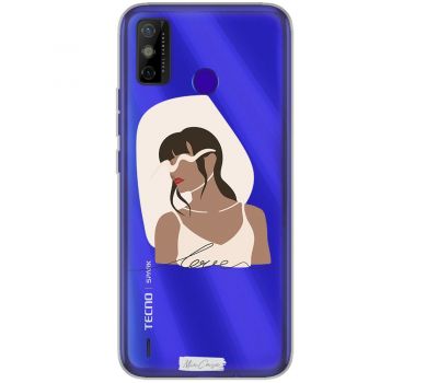 Чохол для Tecno Spark 6 Go Mixcase для закоханих love