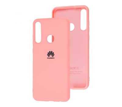 Чохол для Huawei Y6p Silicone Full рожевий / pink