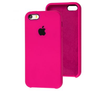 Чохол для iPhone 5 Silicone case shiny pink