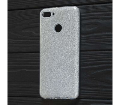 Чохол для Huawei Y9 2018 Shining Glitter з блискітками сріблястий
