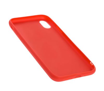 Чохол для iPhone Xr off-white leather червоний 2664784