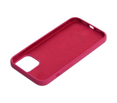 Чохол для iPhone 12 mini Silicone Full малиновий / pomegranate 2664702