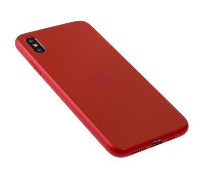 Чохол для iPhone Xs Max TPU Matt червоний 2665494