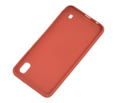 Чохол для Samsung Galaxy A10 (A105) Carbon червоний 2667413