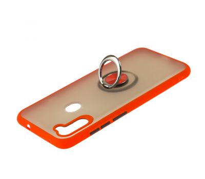Чохол для Samsung Galaxy A11 / M11 LikGus Maxshield Magnetic Ring червоний 2667285