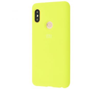 Чохол для Xiaomi Redmi 7 Silicone Full лимонний