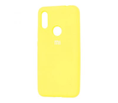 Чохол для Xiaomi Redmi 7 Silicone Full лимонний 2667957