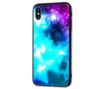 Чохол для iPhone Xs Max glass "зірки"