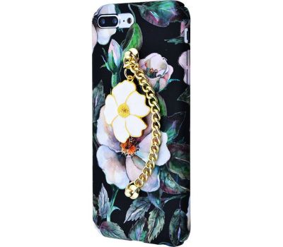 Чохол для iPhone 7 Plus Soft Touch+Ceramic Flowers №1