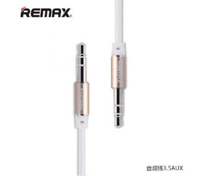 Кабель Remax AUX RM-L100 3.5 mini Jack male to male 1.0м білий