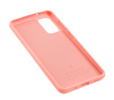 Чохол для Samsung Galaxy S20 (G980) Silicone Full рожевий / персиковий 2669757