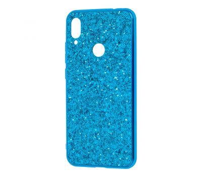 Чохол для Huawei P20 Lite Shining sparkles з блискітками синій 267205