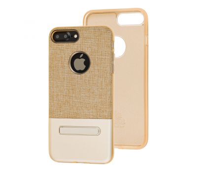 Чохол Hoco для iPhone 7 Plus / 8 Plus текстиль із підставкою золотистий