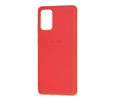 Чохол для Samsung Galaxy S20+ (G985) Fiber Logo червоний
