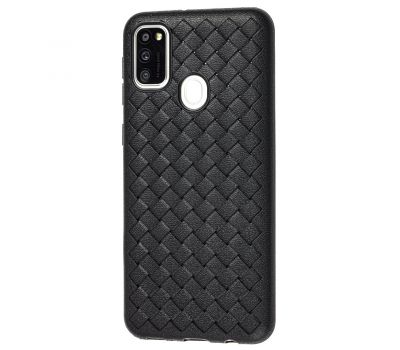 Чохол для Samsung Galaxy M21 / M30s Weaving case чорний